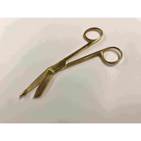 EMI Lister Bandage Scissor, 5.5" Gold Plated 1052